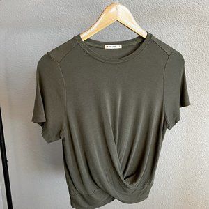 Lexi Rib Twist Front Top